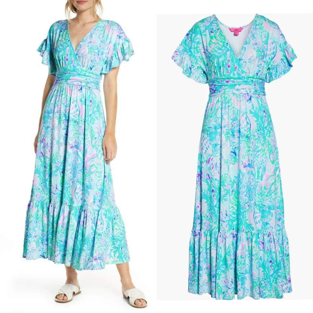 lilly pulitzer jessi maxi dress Women's Jesslyn Silk Maxi Slip Dress in White